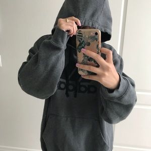 GENTLY USED Adidas Grey Hoodie